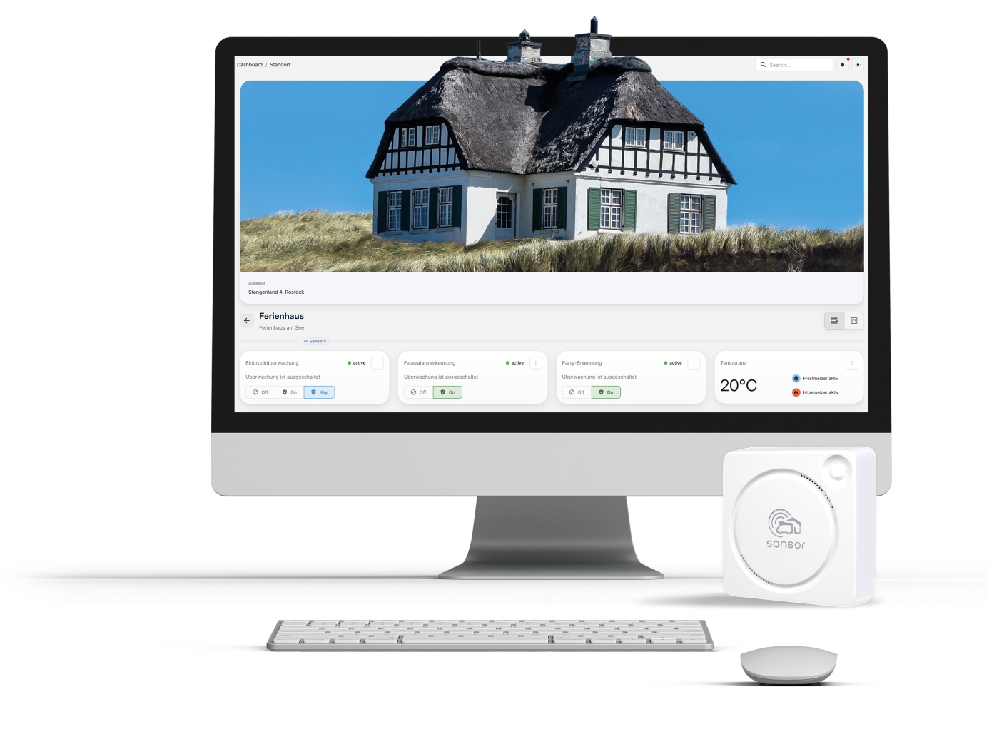 sonsor host Dashboard Mockup